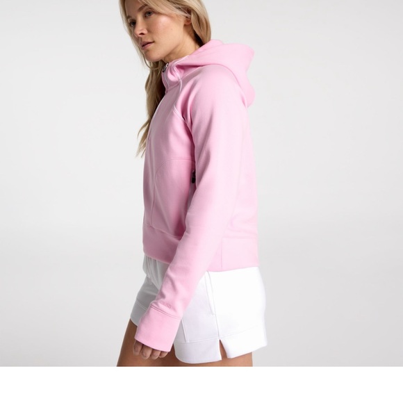 NWT DSG women’s sports fleece 1/4 Zip  hoodie Sz XL Pink Crush - Picture 4 of 8